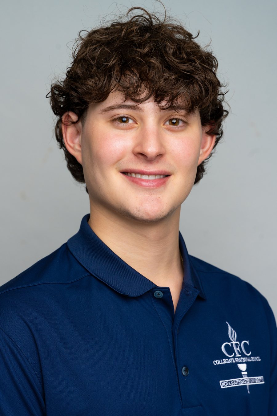 Yuval in his Collegiate Fraternal Council polo