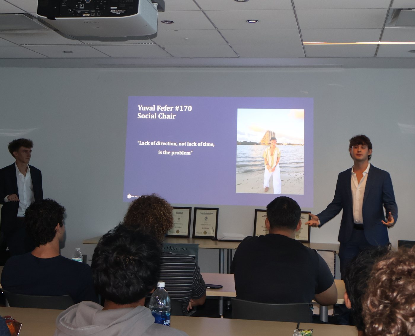 Presenting Why Phi Delt to potential new members