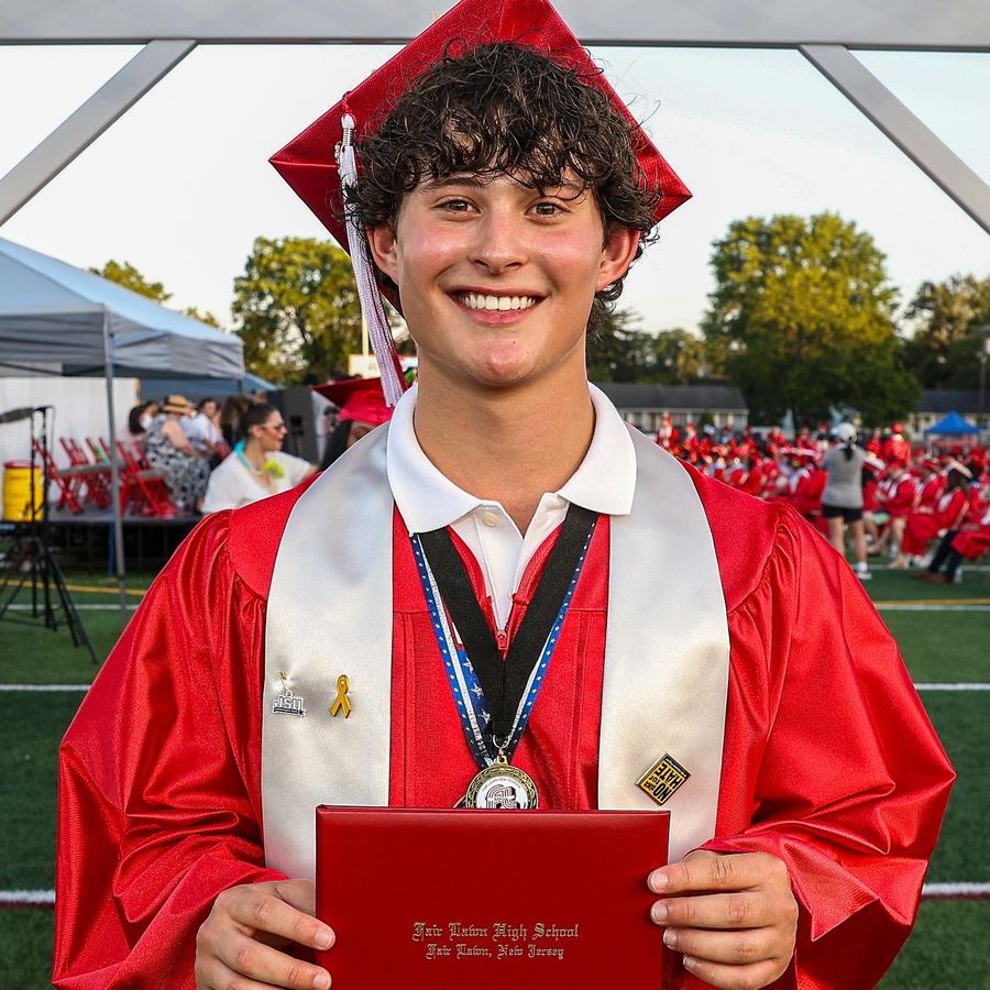 Yuval at his Fair Lawn High School graduation