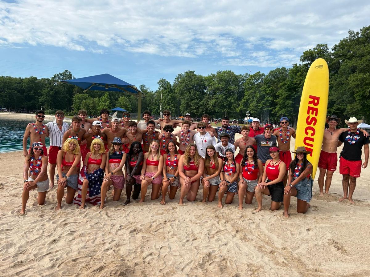 The Darlington Lake lifeguard team