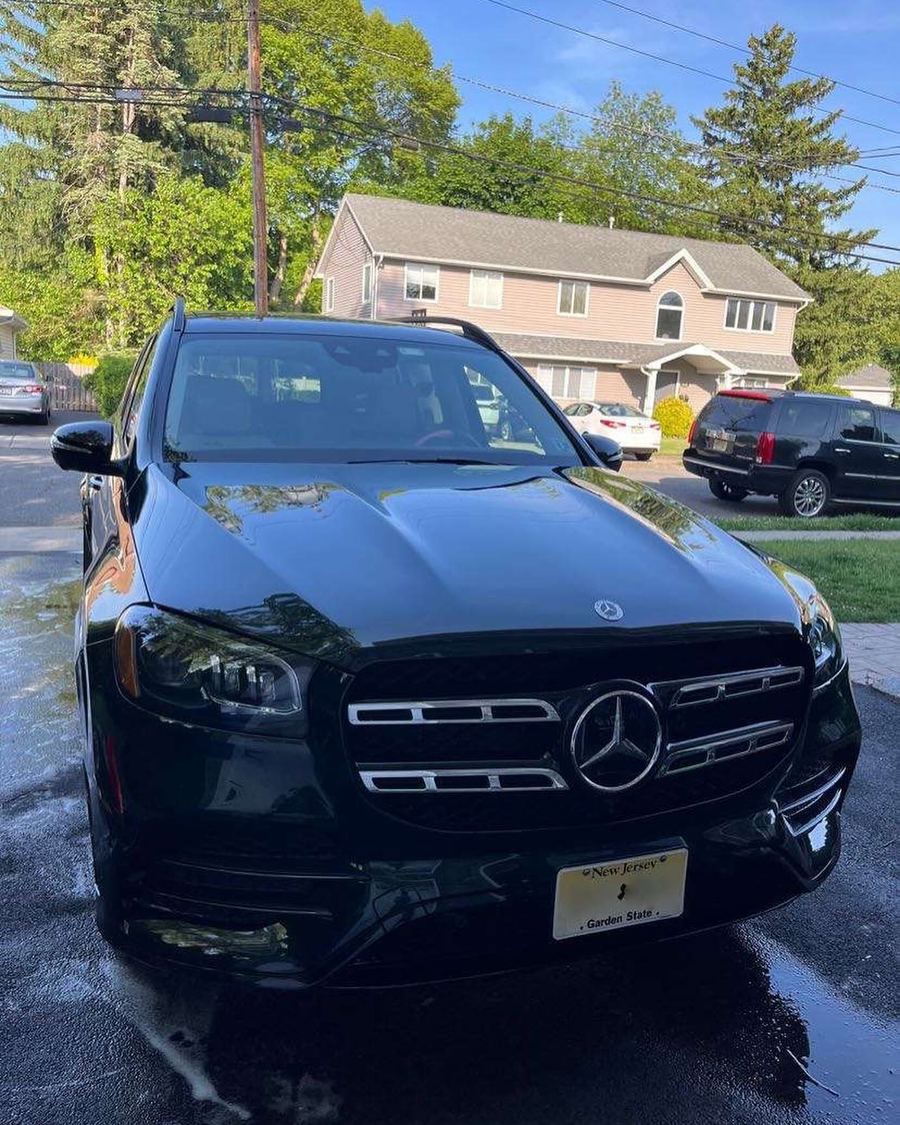 A Mercedes after a detail